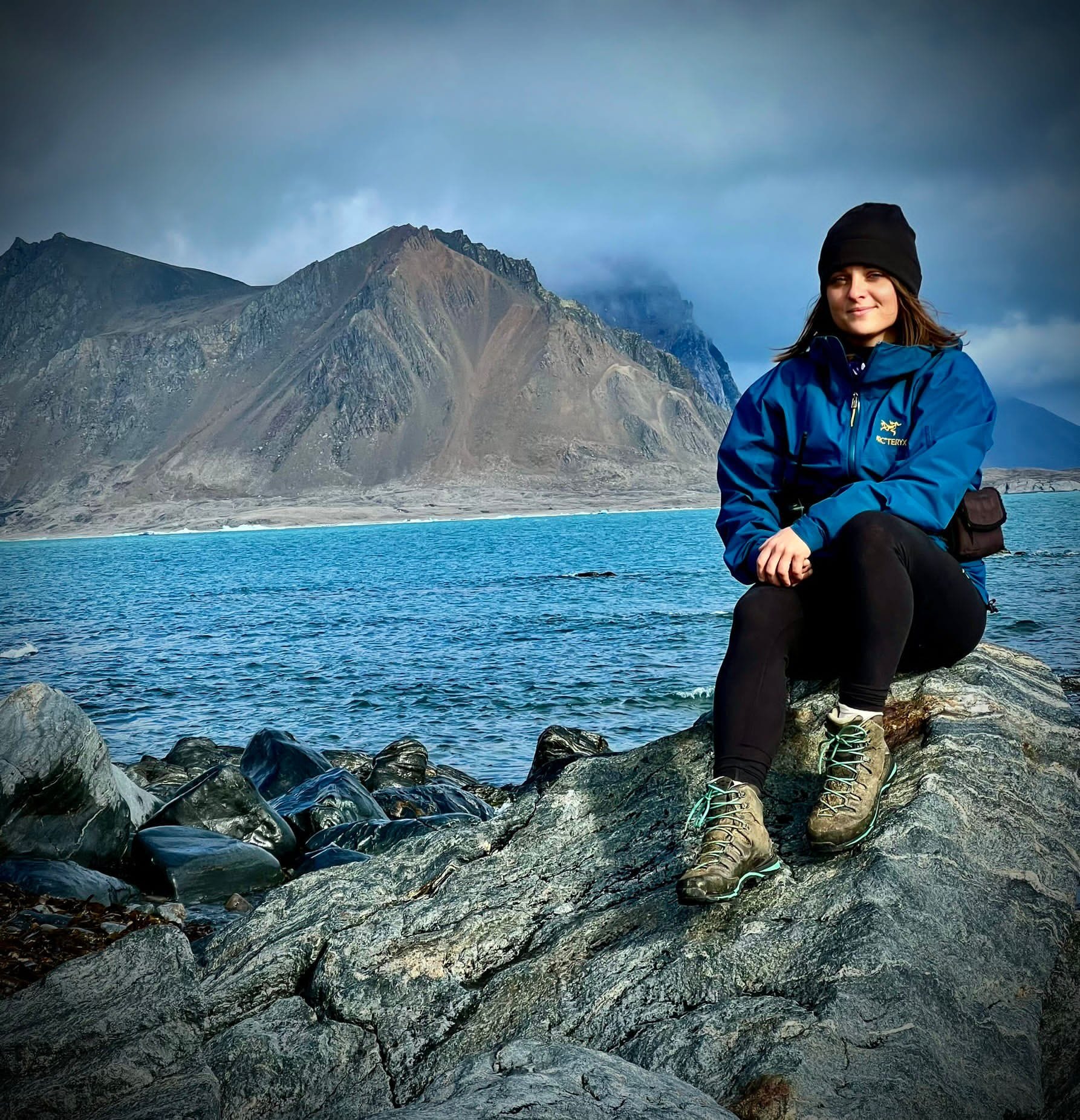 Meteorolog Katarzyna Kudłacz na Spitsbergenie 